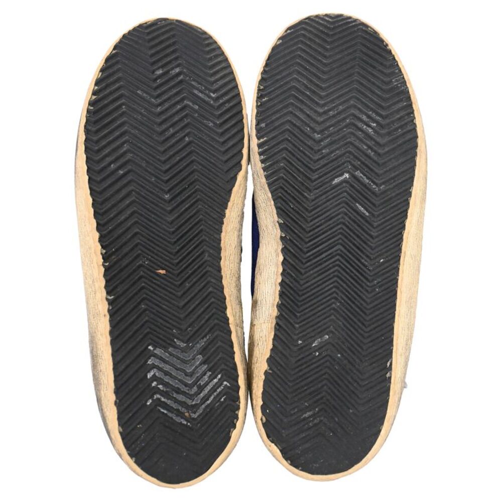 Golden Goose Francy High-Top Sneakers in Blue Suede - Picture 9 of 9